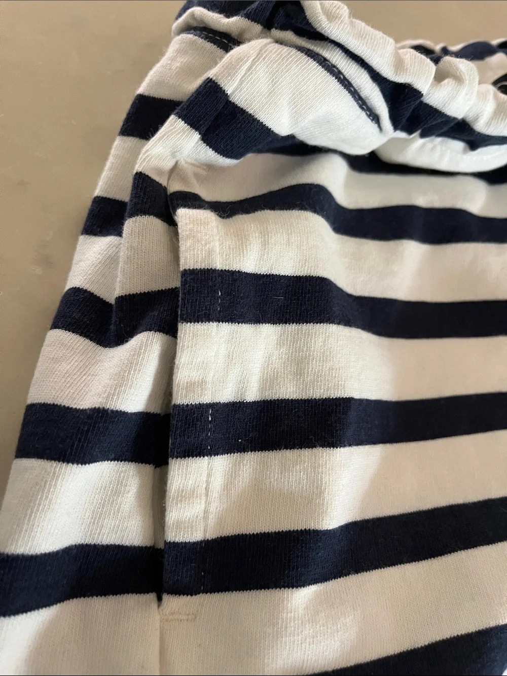 Striped navy blue & White Women’s Lounge Shorts